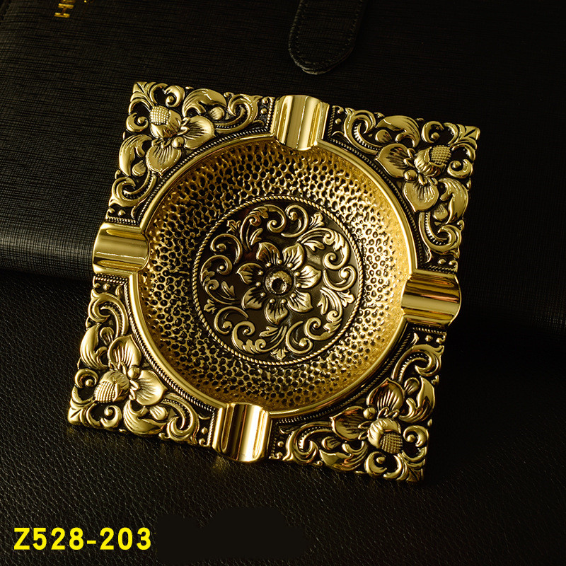 Vintage Pattern Ashtray Metal - Image 6